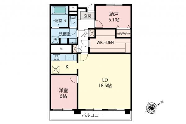 【見学予約受付中♪／南東向きLD18帖超！】ひばりヶ丘プラザ　6階 間取り図