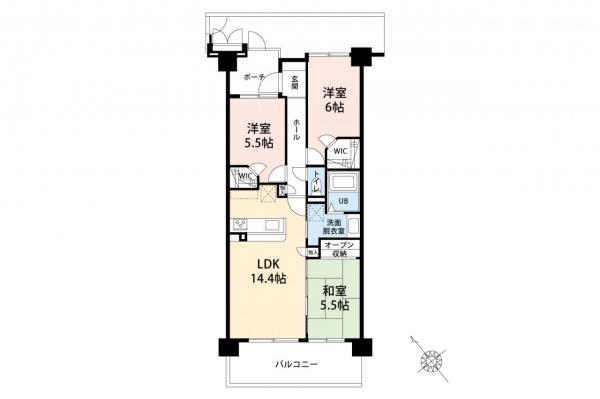 中古マンション 狭山市入間川４丁目 西武新宿線狭山市駅 2,080万円