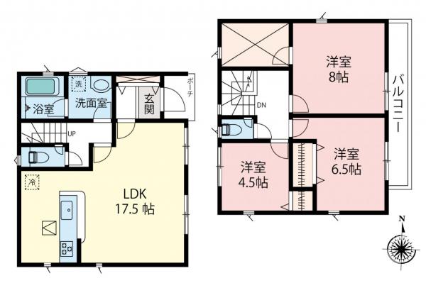 新築一戸建て 入間郡毛呂山町前久保南２丁目 東武越生線東毛呂駅 1,970万円～2,170万円