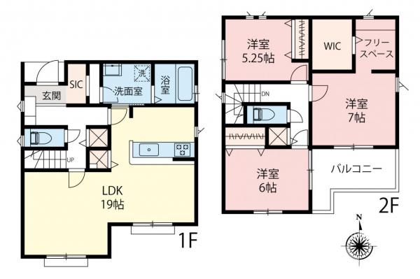 新築一戸建て 坂戸市にっさい花みず木２丁目 東武東上線北坂戸駅 3,250万円～3,980万円