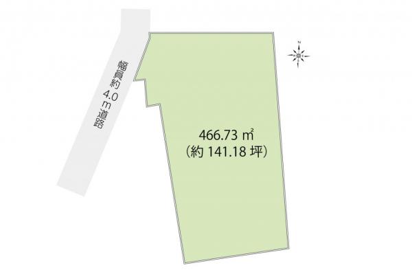 土地 狭山市鵜ノ木 西武池袋線稲荷山公園駅 1,280万円