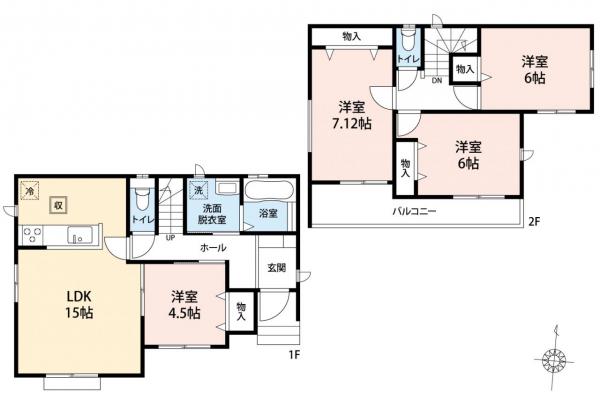 新築一戸建て 入間市黒須２丁目 西武池袋線入間市駅 3,490万円