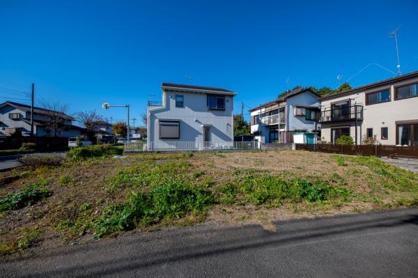 飯能市双柳　土地 前面道路含む現地写真