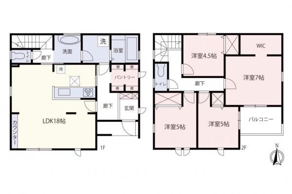 新築一戸建て 川越市大字山田 東武東上線川越駅 3,480万円