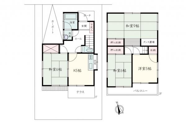 中古一戸建て 所沢市上新井５丁目 西武池袋線小手指駅 1,280万円
