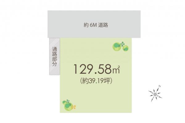 ふじみ野市緑ヶ丘　土地 区画図