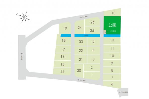 志木市中宗岡1丁目　土地 区画図