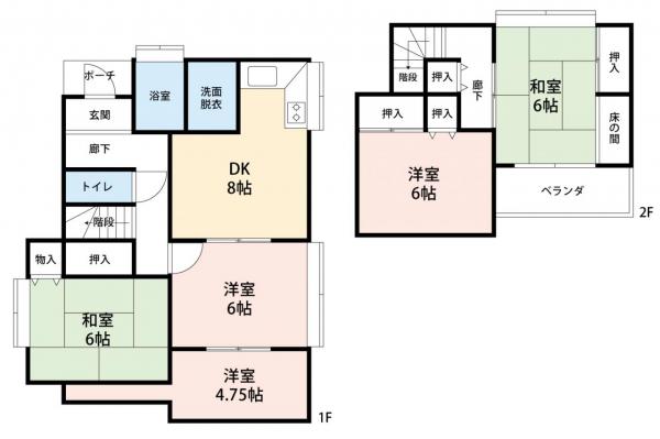 中古一戸建て 入間市大字仏子 西武池袋線元加治駅 1,280万円