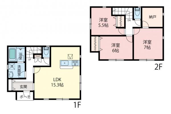 新築一戸建て 小平市鈴木町１丁目 西武新宿線花小金井駅 4,980万円
