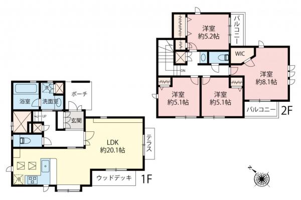 中古一戸建て 西東京市谷戸町2丁目 西武池袋線ひばりヶ丘駅 6,380万円