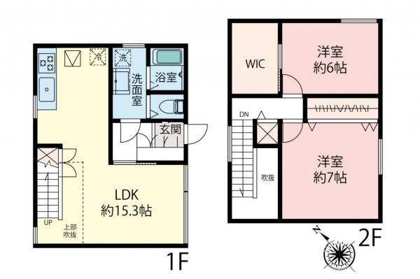 志木市本町2丁目　中古一戸建て 間取り図