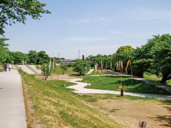 いろは親水公園こもれびのみち斜面林