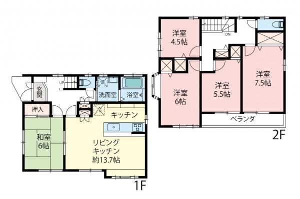 中古一戸建て 板橋区高島平５丁目 都営三田線西高島平駅 6,280万円