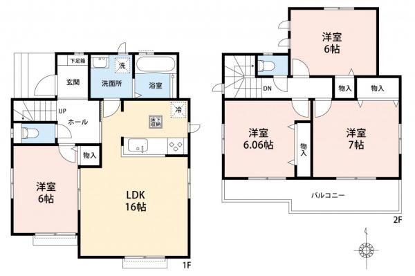 新築一戸建て 狭山市柏原 西武新宿線狭山市駅 3,090万円