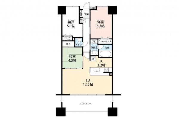ステラコート狭山　11階 間取り図