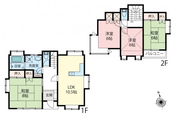 中古一戸建て 所沢市大字上山口 西武狭山線西武球場前駅 1,080万円