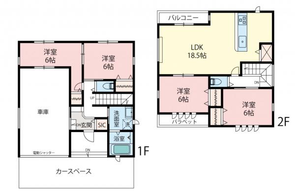 新築一戸建て 入間郡三芳町大字藤久保 東武東上線鶴瀬駅 4,830万円