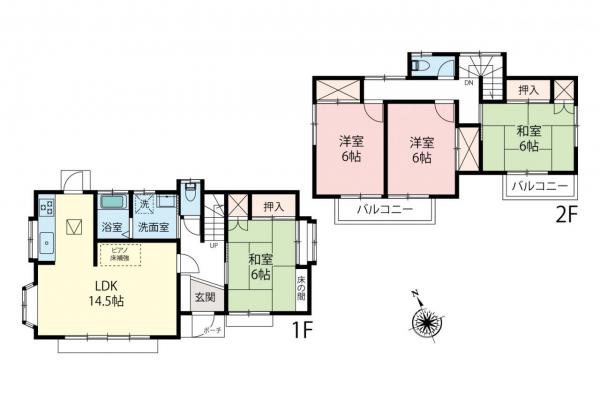 中古一戸建て 所沢市小手指南１丁目 西武狭山線下山口駅 1,180万円