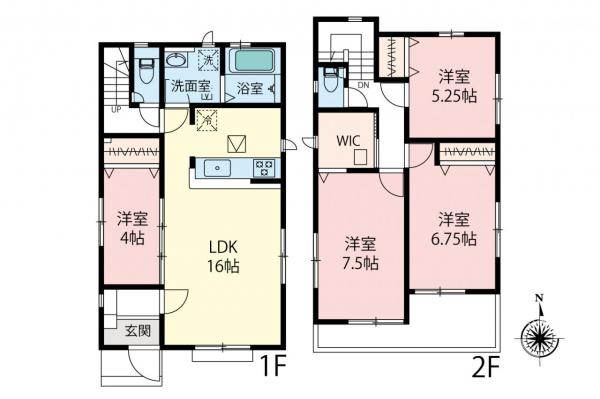 中古一戸建て 坂戸市大字片柳 東武東上線北坂戸駅 2,380万円