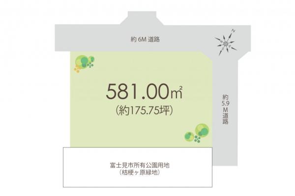 富士見市ふじみ野東1丁目　土地 区画図