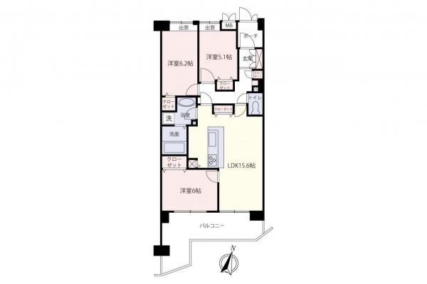 アステールふじみ野アバンシー　4階 間取り図