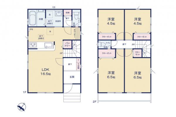 新築一戸建て 川越市大字木野目 JR川越線南古谷駅 3,180万円