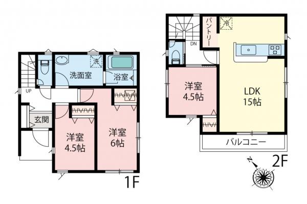 新築一戸建て 朝霞市宮戸３丁目 東武東上線志木駅 3,980万円～4,380万円