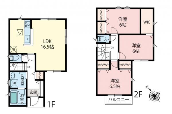 朝霞市宮戸3丁目　新築一戸建て 間取り図
