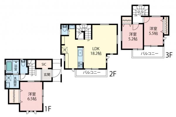 新築一戸建て 富士見市鶴瀬東２丁目 東武東上線鶴瀬駅 4,180万円