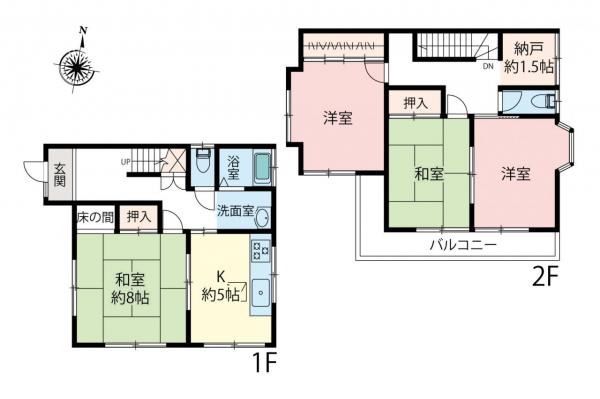 中古一戸建て 所沢市向陽町 西武新宿線新所沢駅 2,999万円
