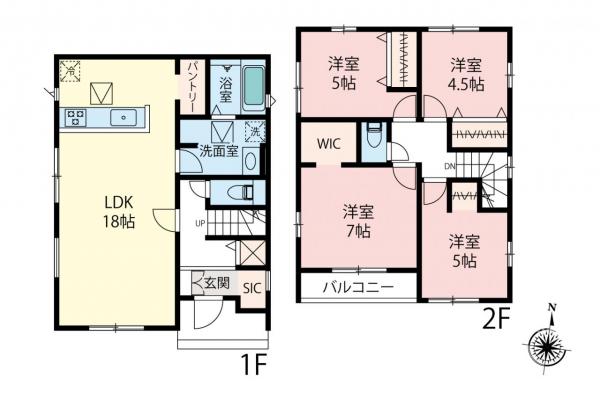 新築一戸建て 所沢市小手指南２丁目 西武池袋線小手指駅 4,050万円～4,290万円