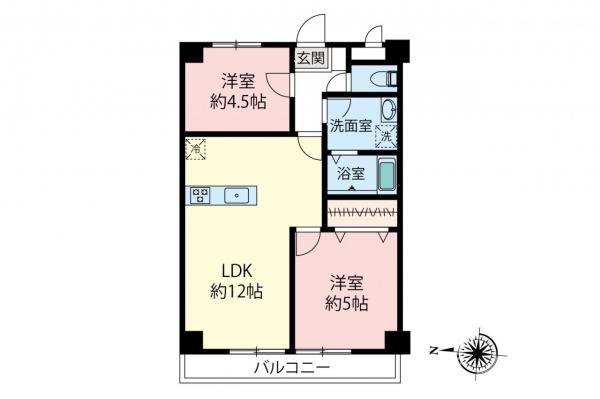 中古マンション 所沢市東所沢和田1丁目 JR武蔵野線東所沢駅 1,790万円