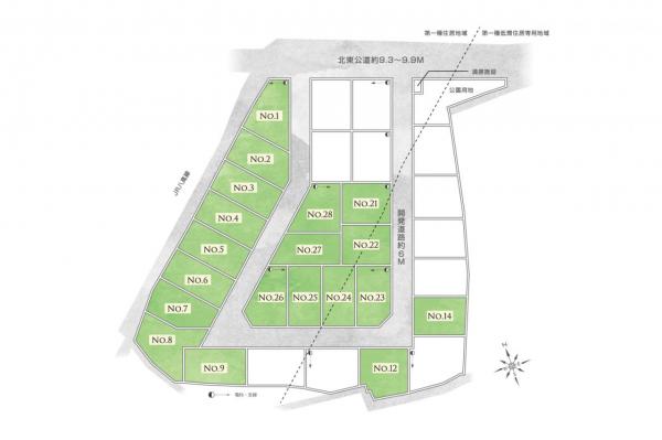 土地 飯能市大字青木 JR八高線（八王子〜高麗川）東飯能駅 1,630万円～1,930万円