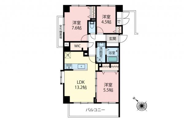 フォレステージ石神井公園　3階 間取り図