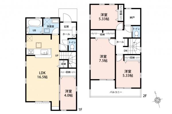 新築一戸建て 入間市大字仏子 西武池袋線元加治駅 2,780万円～3,080万円