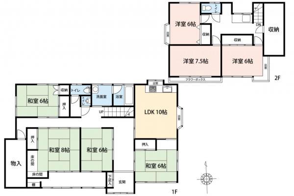 中古一戸建て 入間市大字新久 西武池袋線仏子駅 1,880万円