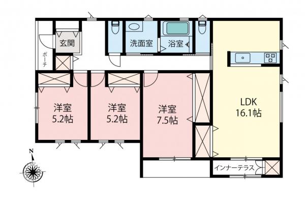 新築一戸建て 入間郡毛呂山町大字川角 東武越生線武州長瀬駅 3,490万円