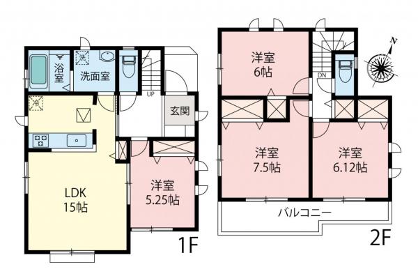 新築一戸建て ふじみ野市富士見台 東武東上線上福岡駅 4,490万円