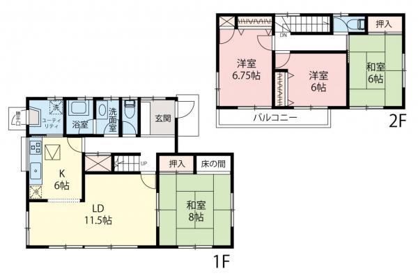 中古一戸建て 坂戸市山田町 東武東上線坂戸駅 2,080万円