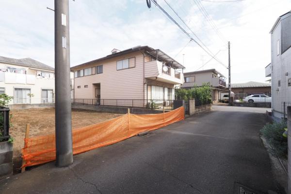 所沢市旭町　土地 前面道路含む現地写真