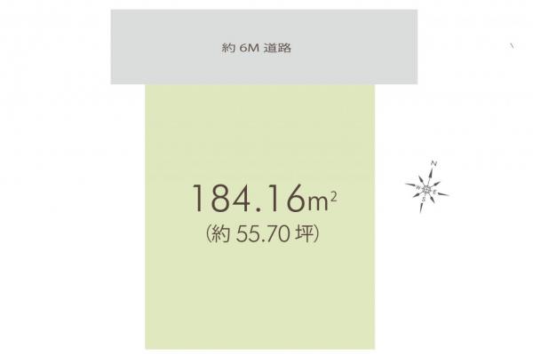 日高市武蔵高萩1丁目　土地 区画図