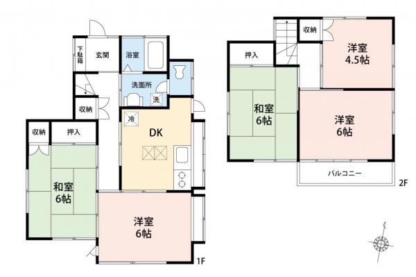 中古一戸建て 狭山市大字北入曽 西武新宿線入曽駅 1,580万円