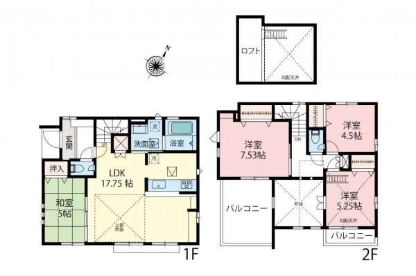 新築一戸建て 新座市新堀１丁目 西武池袋線清瀬駅 4,180万円
