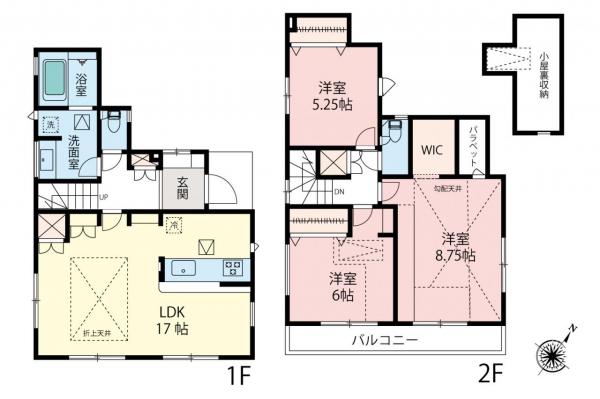 新築一戸建て 東久留米市柳窪4丁目 西武新宿線久米川駅 4,590万円