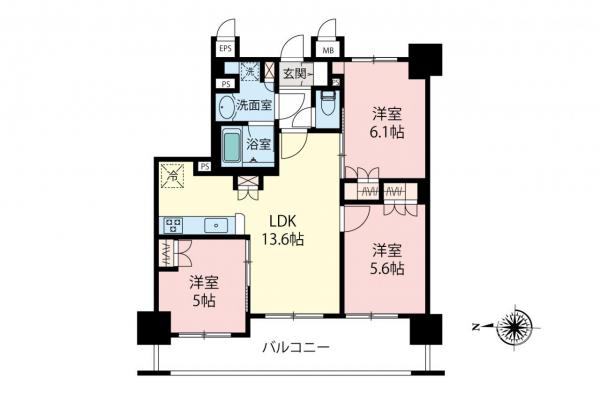 中古マンション 所沢市東町 西武池袋線所沢駅 4,580万円