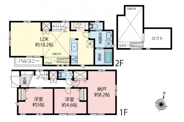 ～早春感謝！価格格変更物件～　志木市幸町1丁目　新築一戸建て 間取り図