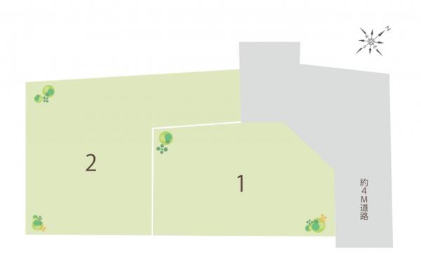 土地 新座市畑中１丁目 JR武蔵野線新座駅 1,980万円～2,140万円