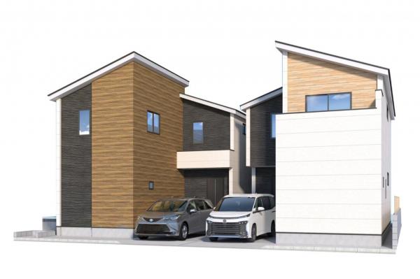 練馬区大泉学園町4丁目　新築一戸建て 完成予想図（外観）