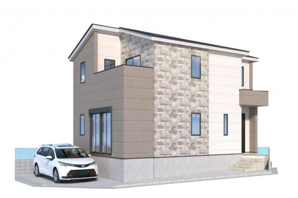 練馬区大泉学園町4丁目　新築一戸建て 完成予想図（外観）