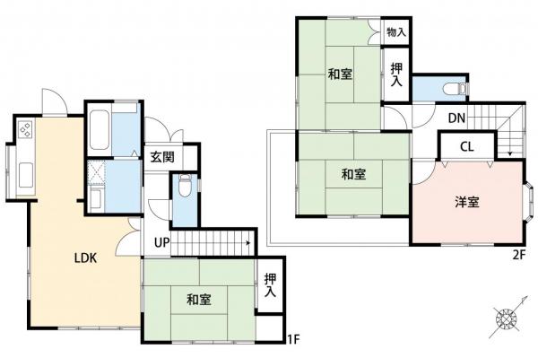 中古一戸建て 入間市久保稲荷２丁目 西武池袋線武蔵藤沢駅 2,080万円